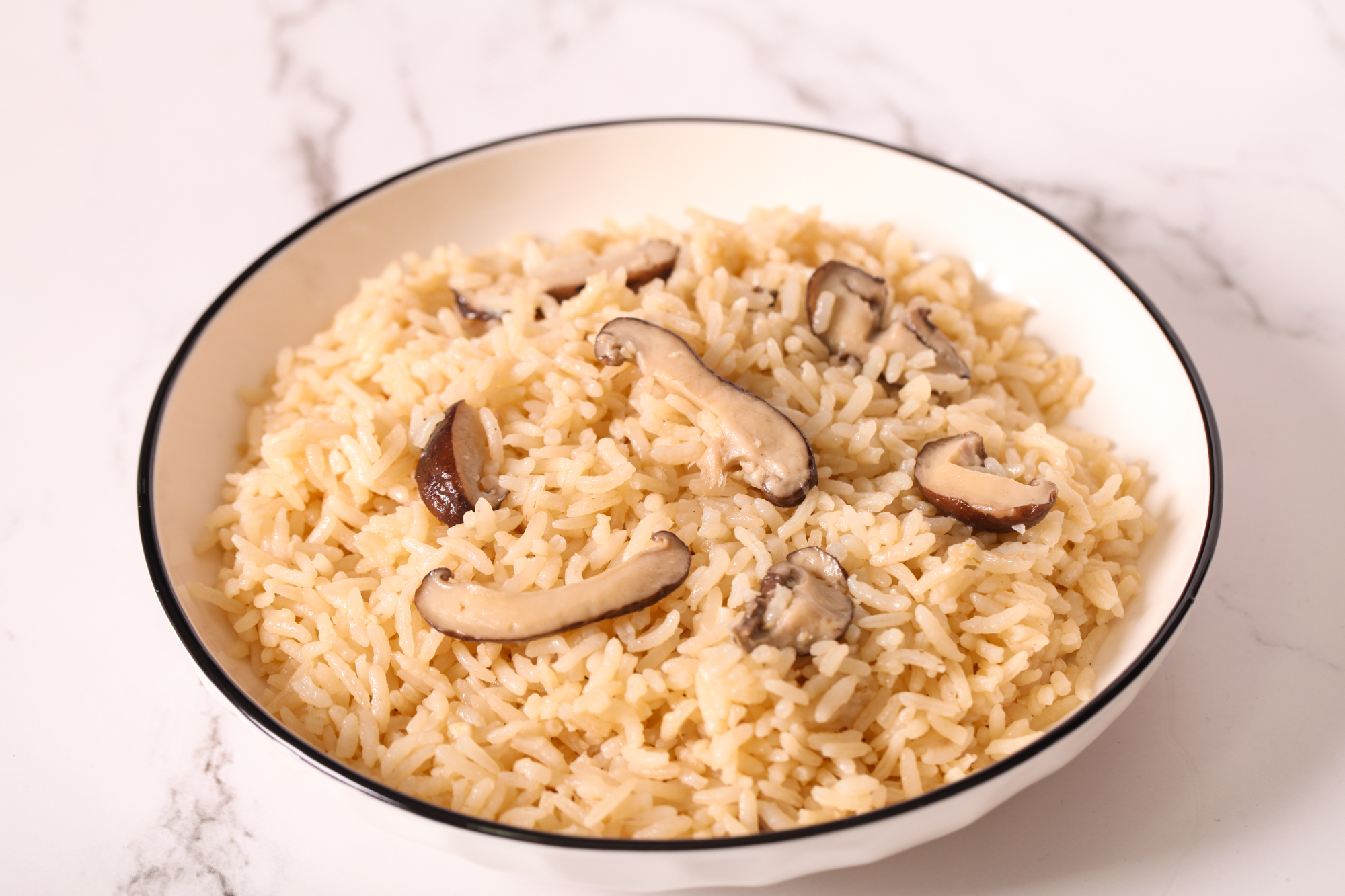 Side dish : Mushroom bone broth rice